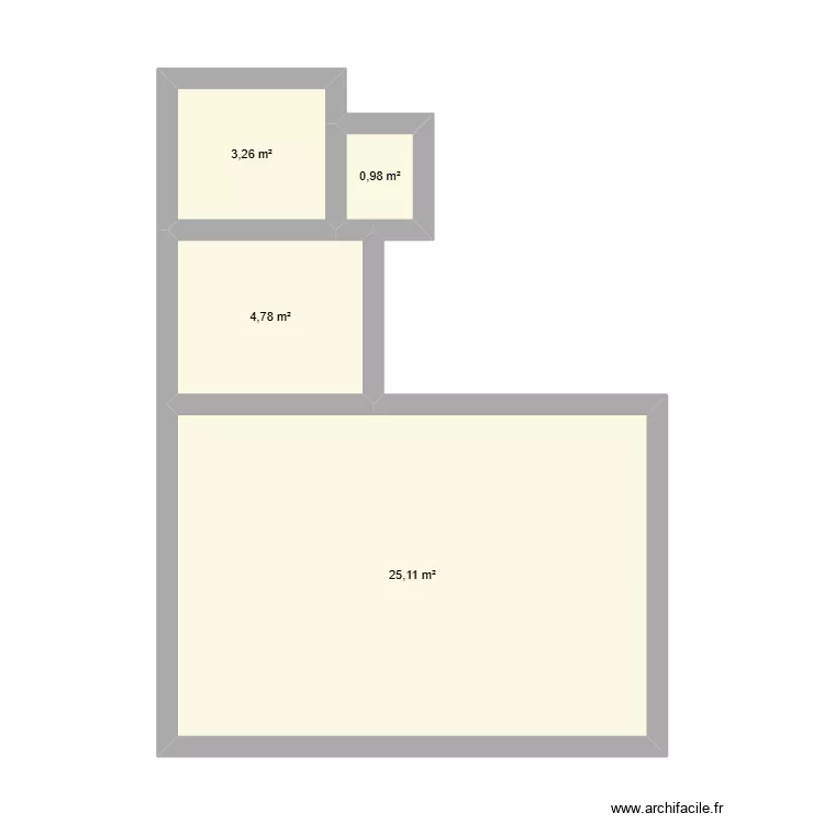 ENCORE. Plan de 8 et 61 m² ENCORE. Plan de 8 et 61 m²