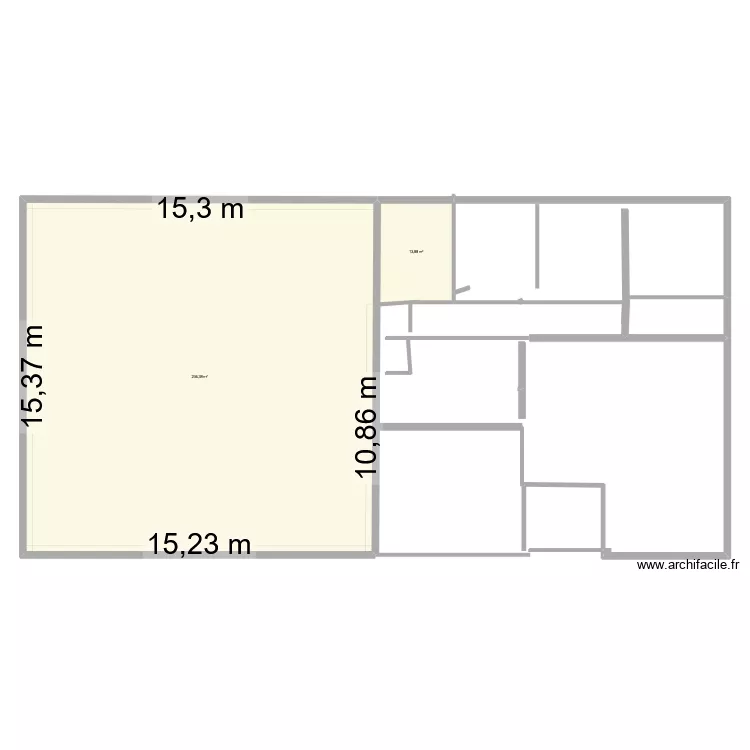 LES ORS OK. Plan de 2 et 248 m² LES ORS OK. Plan de 2 et 248 m²