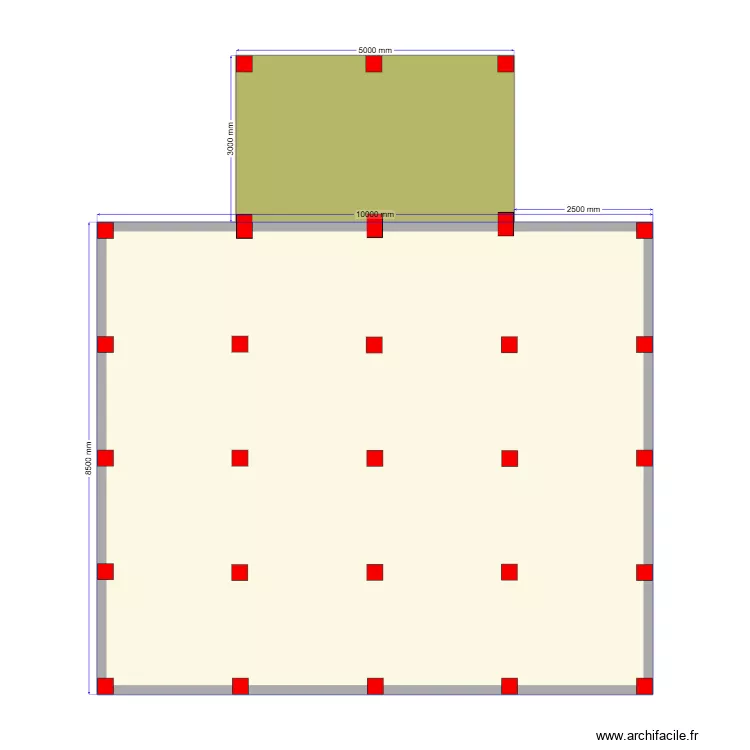 Васильково Сваи. Plan de 