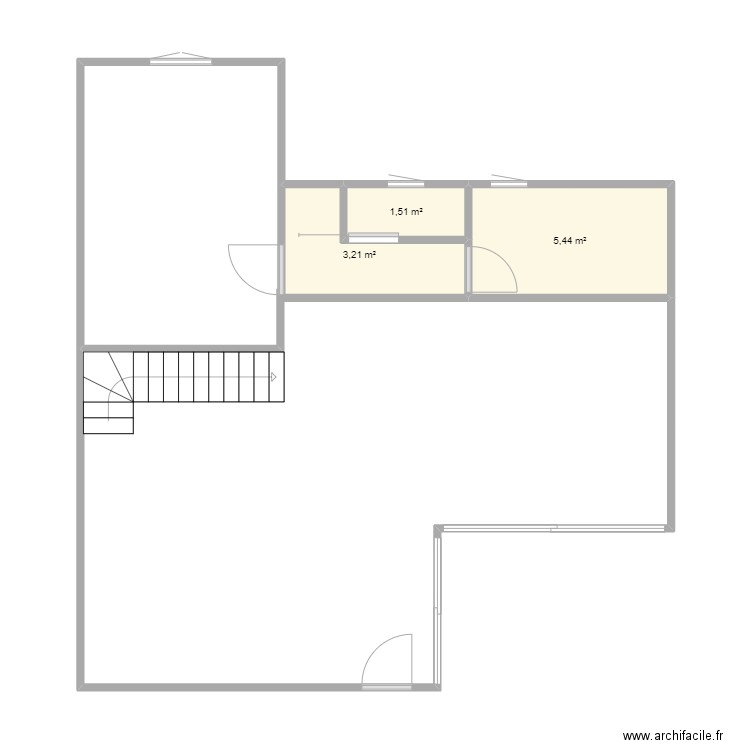 BOMPAS DEF. Plan de 3 pièces et 10 m2