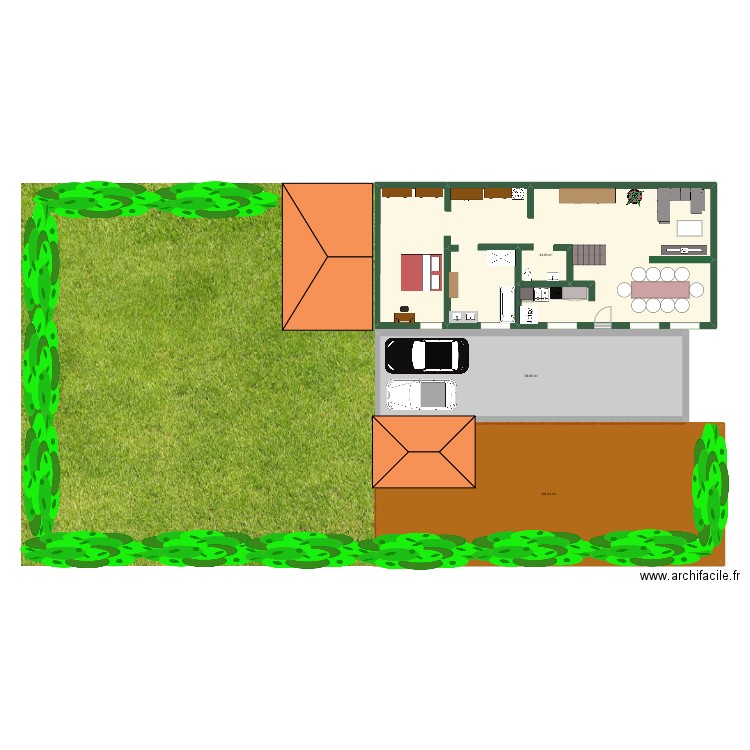 AliceCulnard. Plan de 11 pièces et 489 m2
