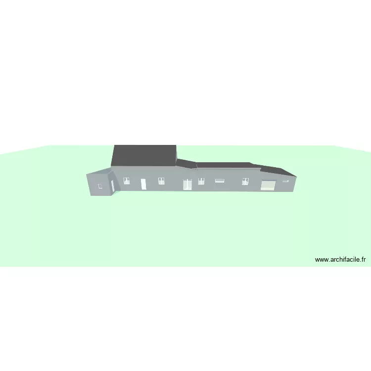avant extention. Plan de 