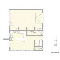 plan sans meuble rdc maison Sillans indice c renfort etage