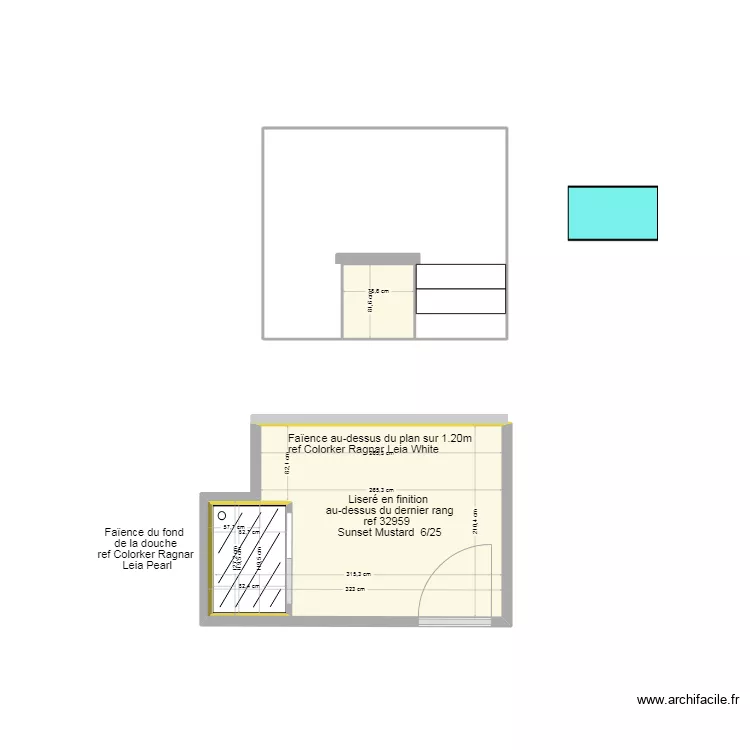 S de Bains Luc&eacute;. Plan de 