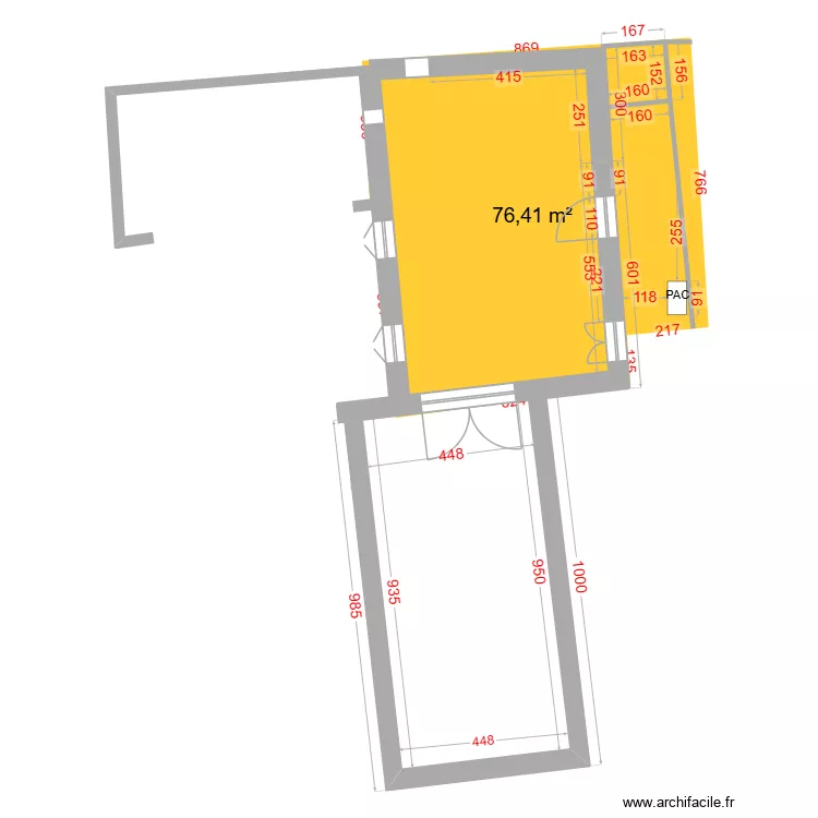 Boutet - grange magasin-état futur-RdC-V0. Plan de Boutet - grange magasin-état futur-RdC-V0. Plan de
