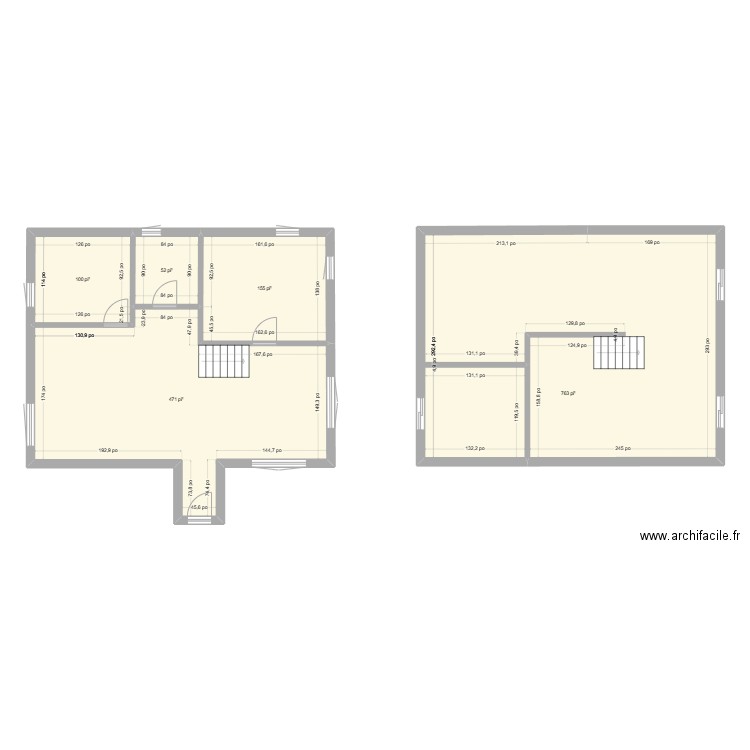 ALEXANDRE MAISON. Plan de 5 pièces et 143 m2
