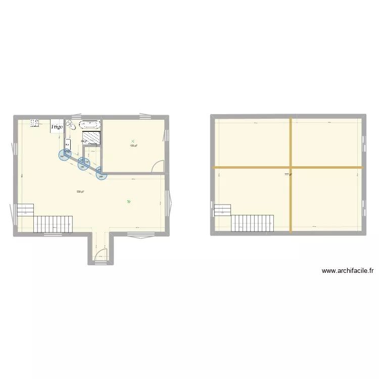 ALEXANDRE MAISON. Plan de 4  et 145 m²