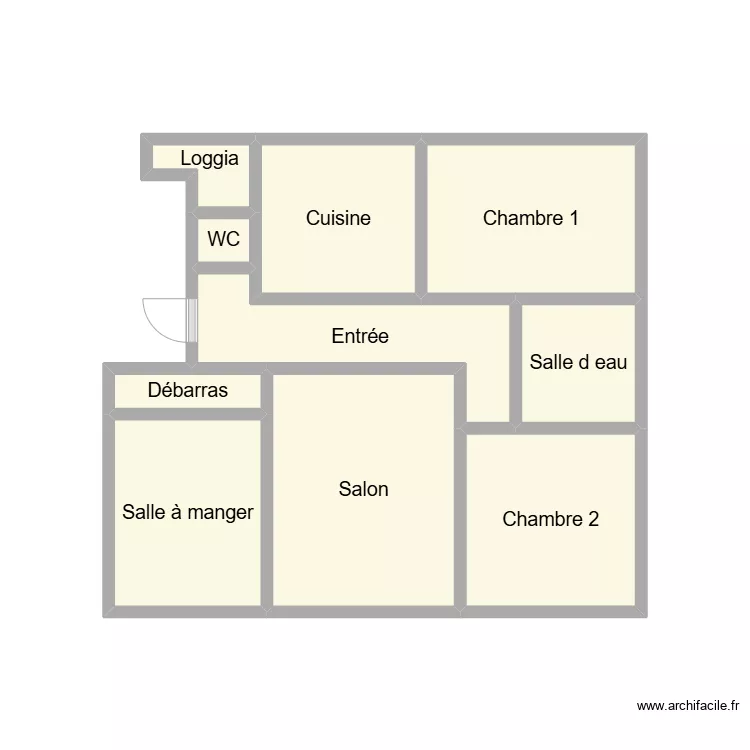 2503 BONNEAU. Plan de 