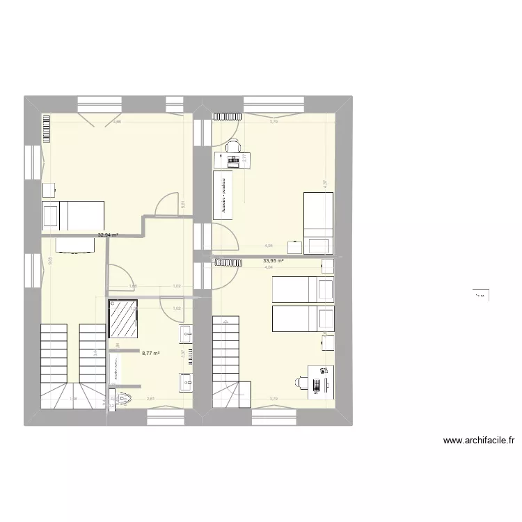 2eme_etage. Plan de 3 et 76 m² 2eme_etage. Plan de 3 et 76 m²