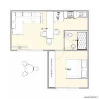 Maison 1 chambre