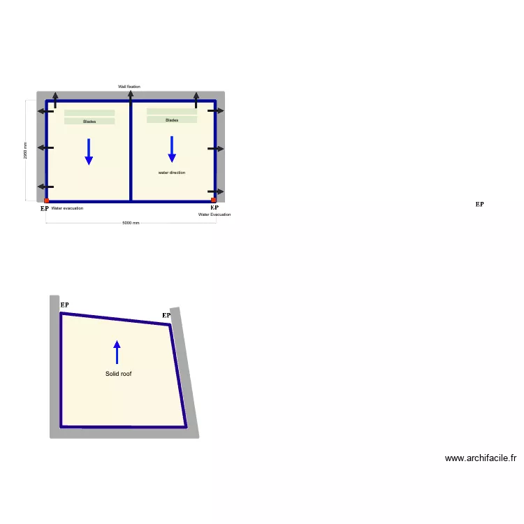 Shawn. Plan de 3 et 25 m² Shawn. Plan de 3 et 25 m²