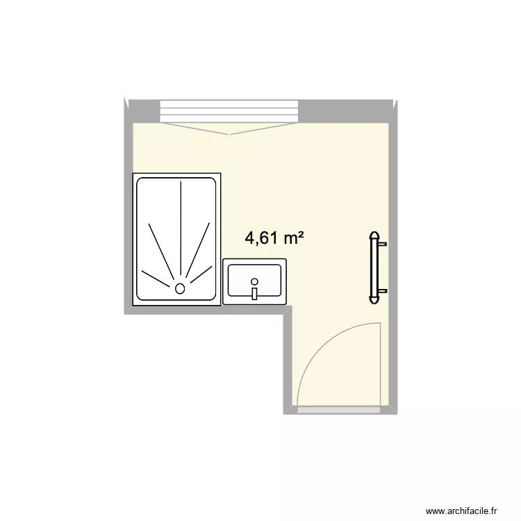 sdb-chambettes. Plan de 1 et 5 m² sdb-chambettes. Plan de 1 et 5 m²