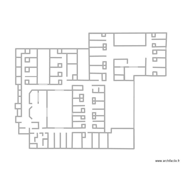 schema. Plan de 30 pièces et 6 m2