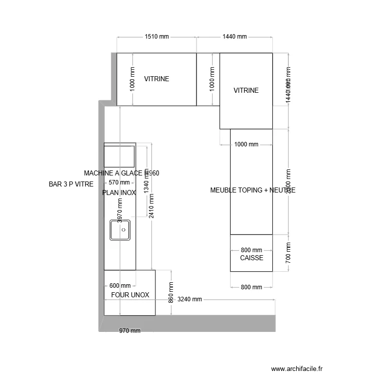 LE CELLIER ADAMOIS. Plan de 