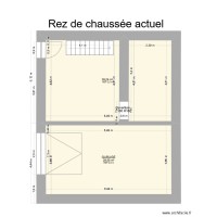 Plan rez de chaussée existant location n7