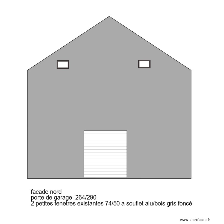 pignon nord briffons. Plan de 0 pièce et 0 m2