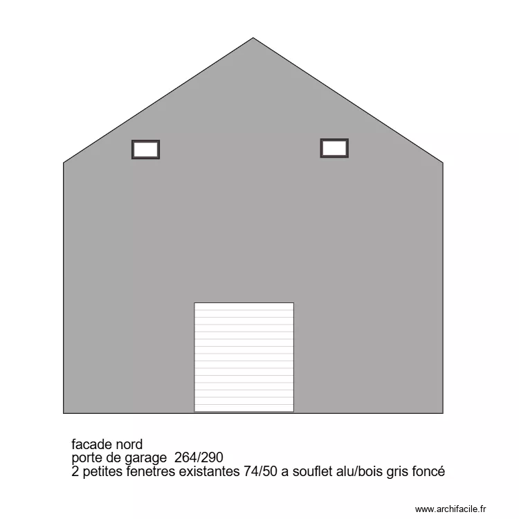 pignon nord briffons. Plan de pignon nord briffons. Plan de