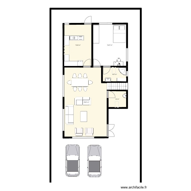 Plan 2. Plan de 0 pièce et 0 m2