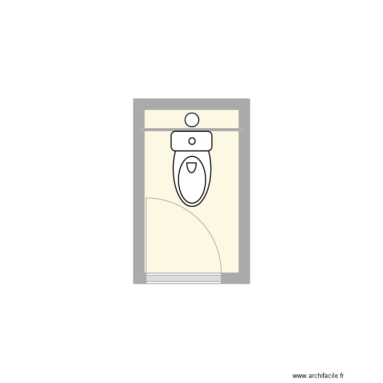 Lrm Hiblot. Plan de 2 pièces et 1 m2