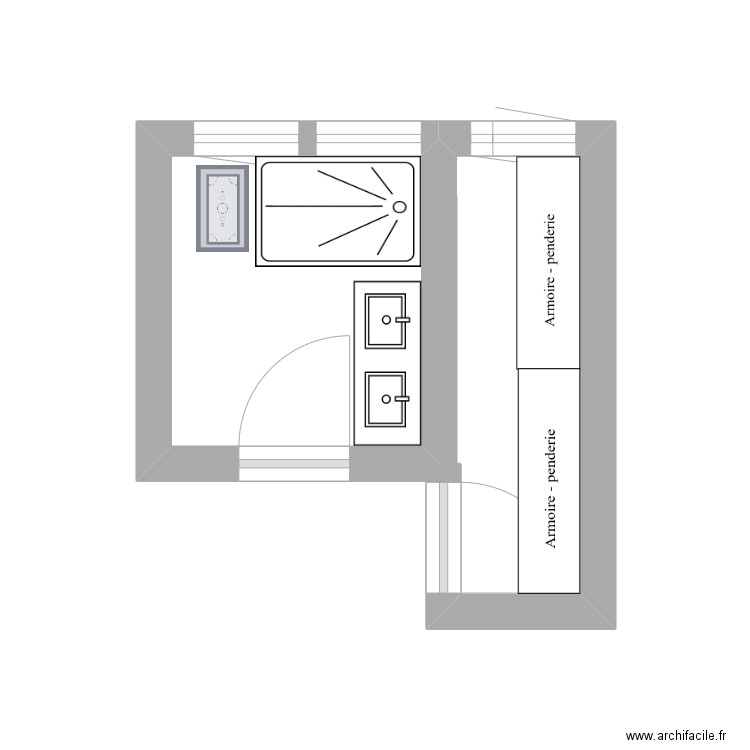 SDB ENFANT. Plan de 0 pièce et 0 m2