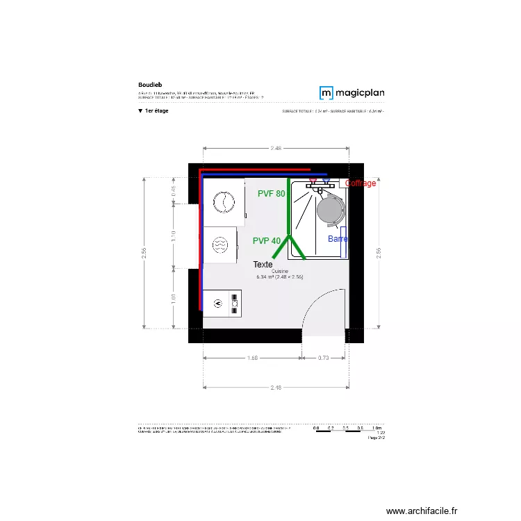 Plan Projet  Boudieb. Plan de 
