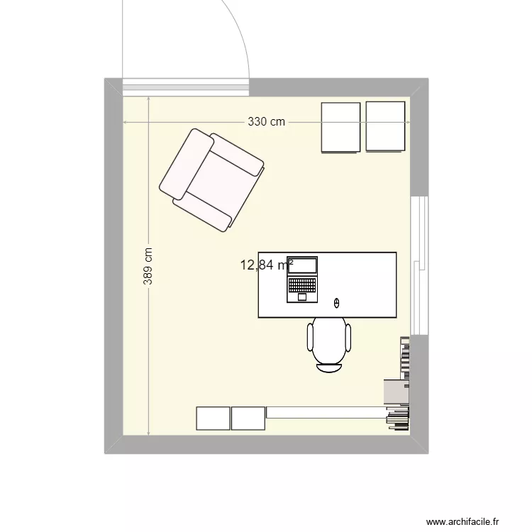 Bureau Martine. Plan de Bureau Martine. Plan de