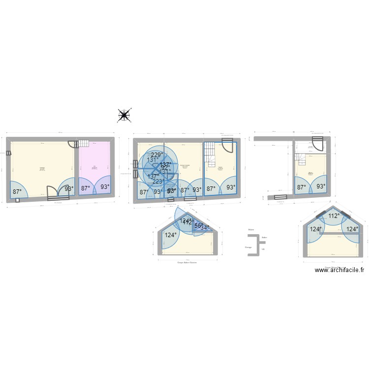 ML23054164 LISCIATI. Plan de 12 pièces et 233 m2