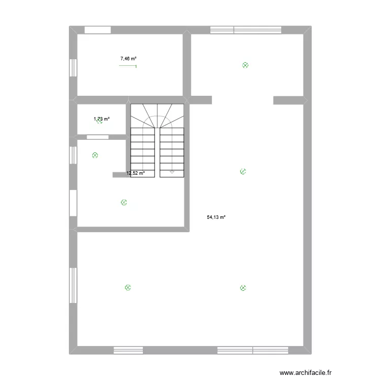 Premier &eacute;tage. Plan de 