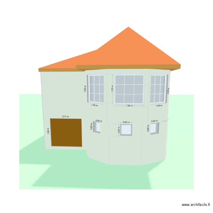 Liserons façe nord avant. Plan de 0 pièce et 0 m2