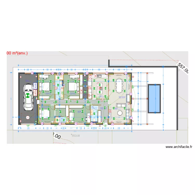 Electricit&eacute; Ibrahim Mahser. Plan de 