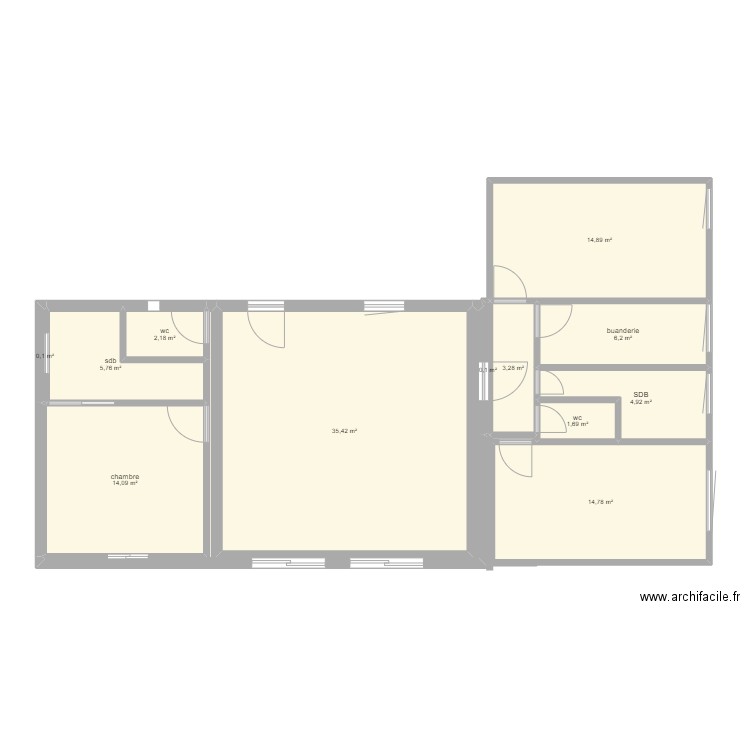 BALAVOINE AMELIE PROJET. Plan de 0 pièce et 0 m2