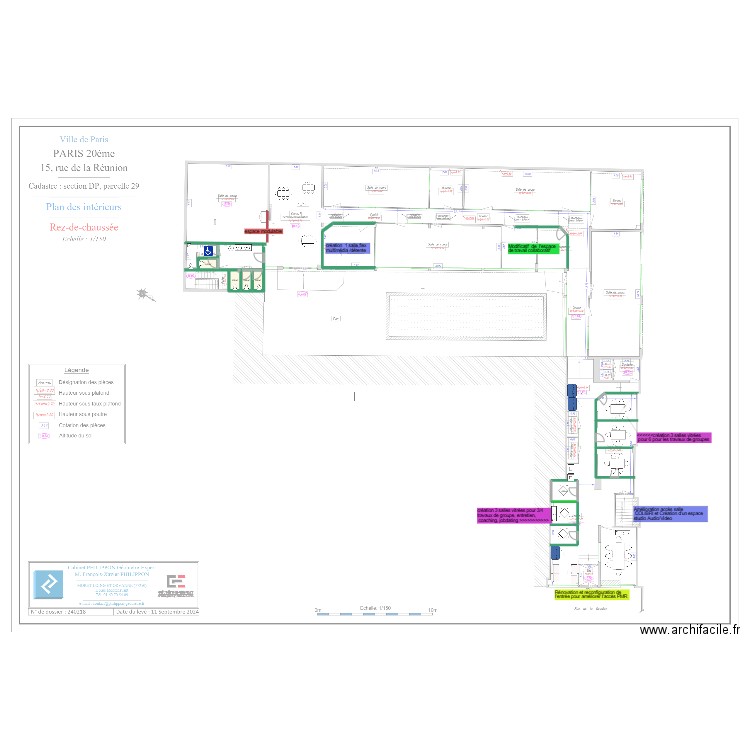 lab plan modif. Plan de 5 pièces et 10 m2