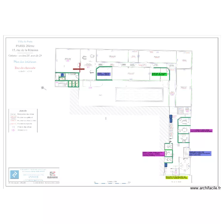 lab plan modif. Plan de 