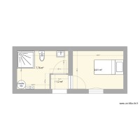 Salle de bain et chambre PMR