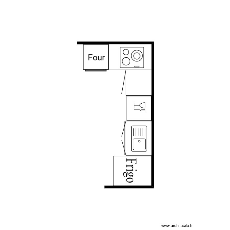 CUISINE MAISON DES RATS 1. Plan de 0 pièce et 0 m2