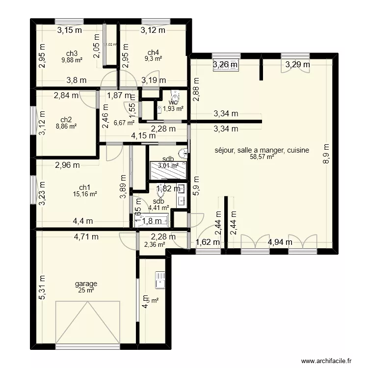 maman pierre. Plan de 17 et 154 m² maman pierre. Plan de 17 et 154 m²