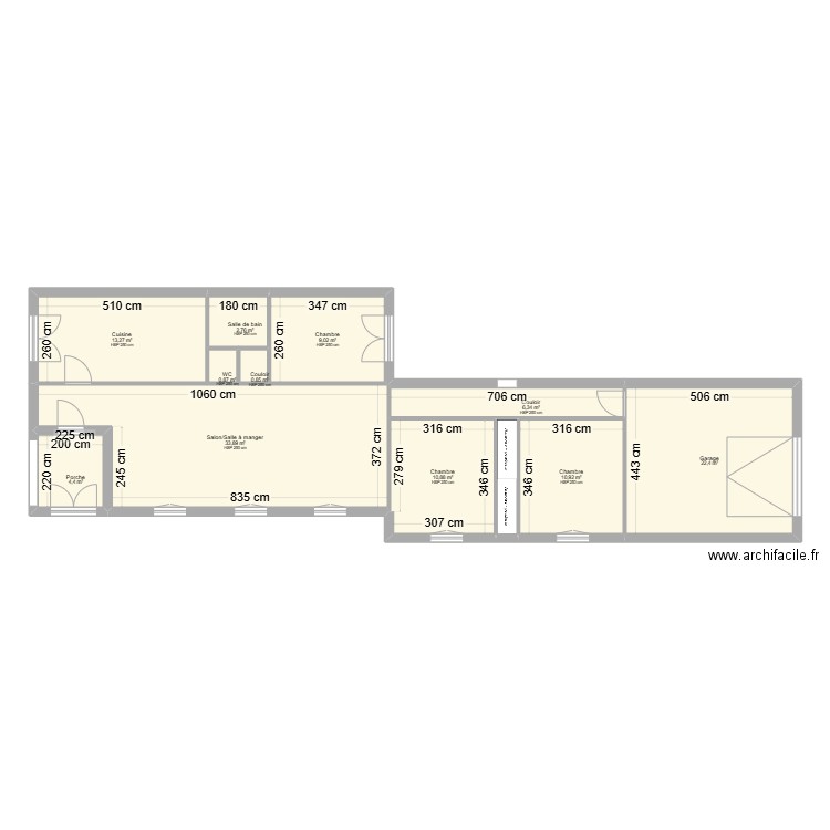 DESSAGNE (Maison Principale). Plan de 0 pièce et 0 m2