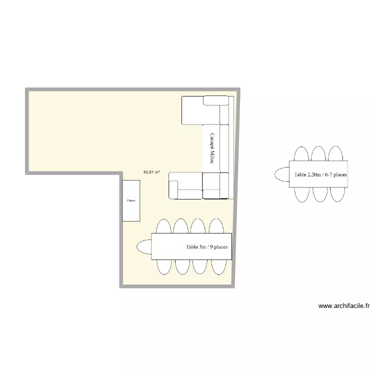 home. Plan de 1  et 41 m²