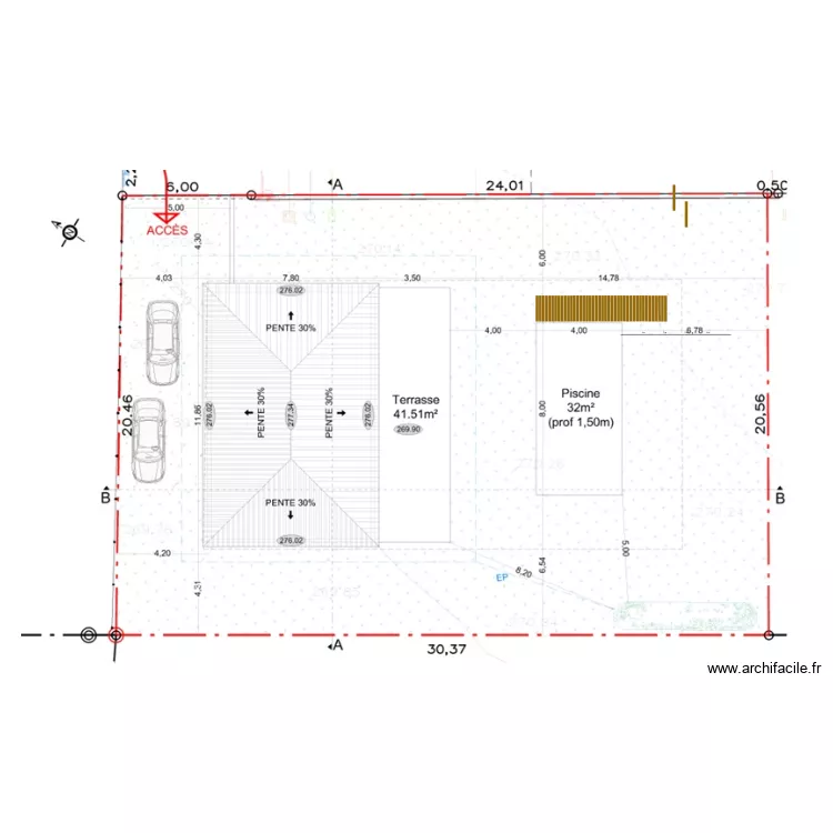maison. Plan de maison. Plan de