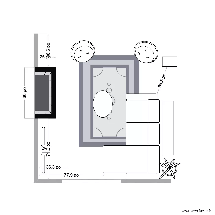 foyer. Plan de foyer. Plan de