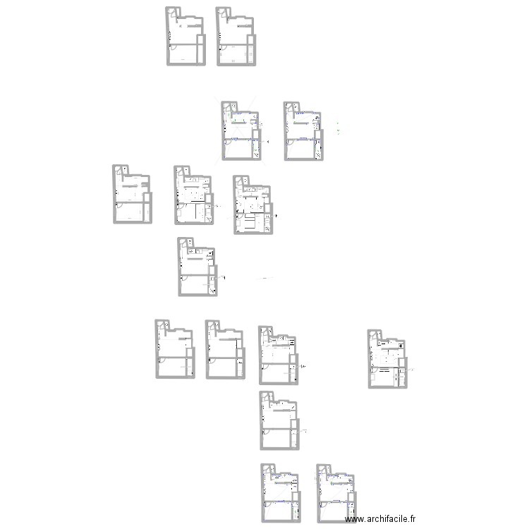 projet Caroline. Plan de 0 pièce et 0 m2