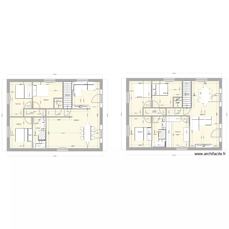 maison test1. Plan de 17 et 167 m² maison test1. Plan de 17 et 167 m²