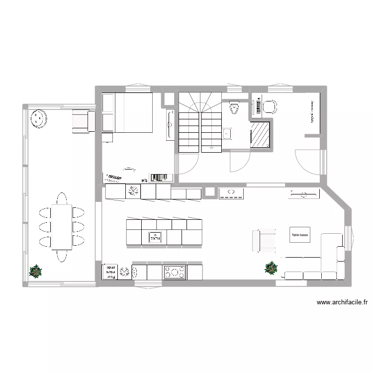maison wentz. Plan de 