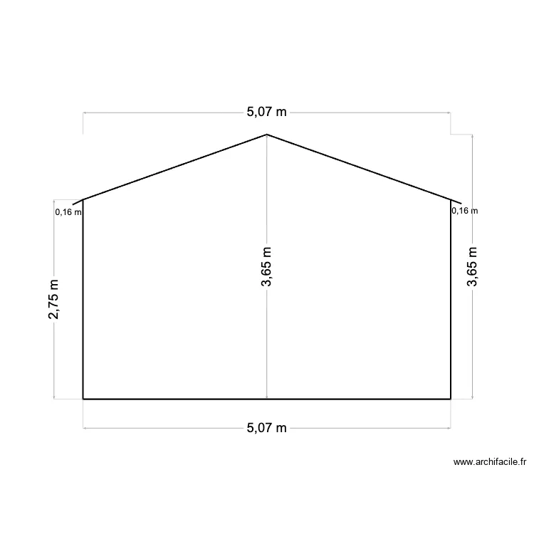 Plan de fa&ccedil;ade 2. Plan de 