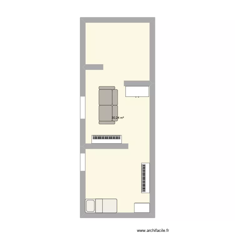 Maison Mignaloux. Plan de 1 et 30 m² Maison Mignaloux. Plan de 1 et 30 m²
