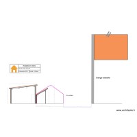 Poulailler voli&egrave;re plan de coupe