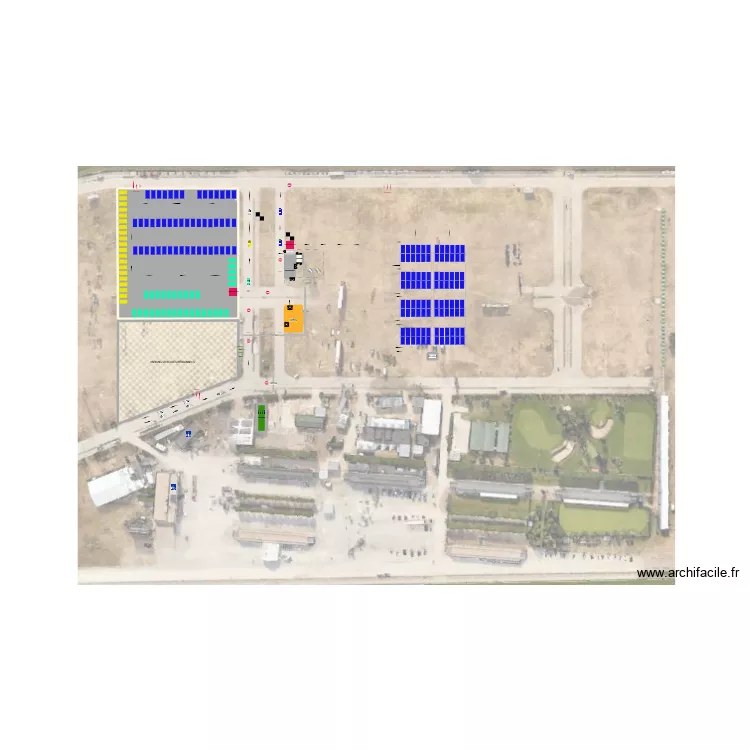 Zone thermique V5. Plan de 
