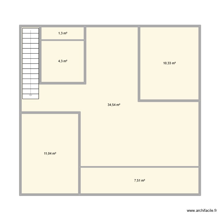 etage dernier 23/02 02. Plan de 0 pièce et 0 m2