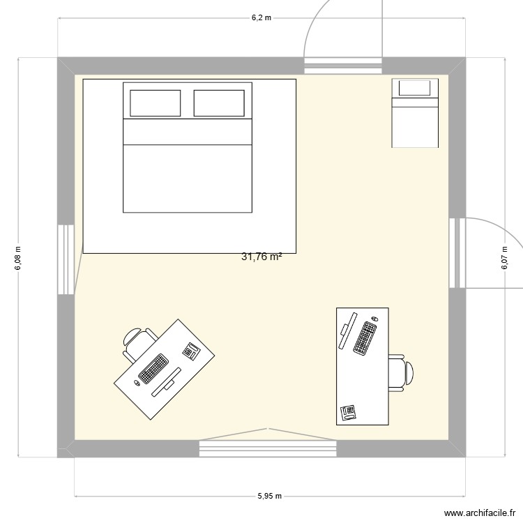 chambre parents. Plan de 0 pièce et 0 m2 chambre parents. Plan de 0 pièce et 0 m2