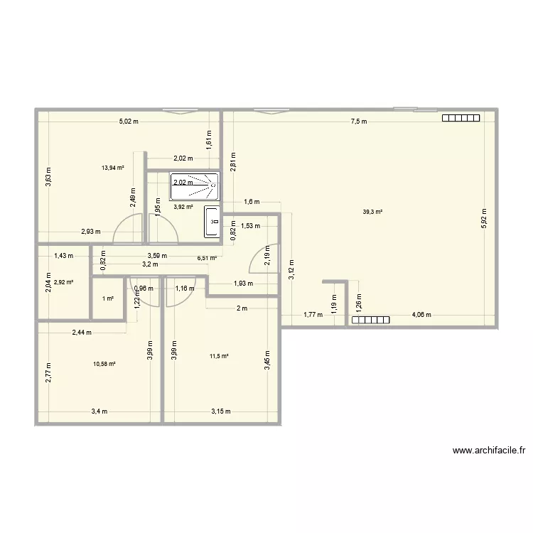 SCI ROSE DE RE MODIFIE. Plan de 8 et 90 m² SCI ROSE DE RE MODIFIE. Plan de 8 et 90 m²
